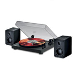Mixx System 5 Vinylskivspelare Stereo med Högtalare Svart
