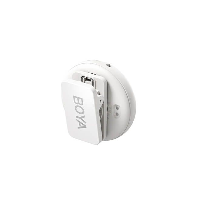 Boya Trådlös 2.4 GHz Mikrofon 2x Omic-D Lightning Vit