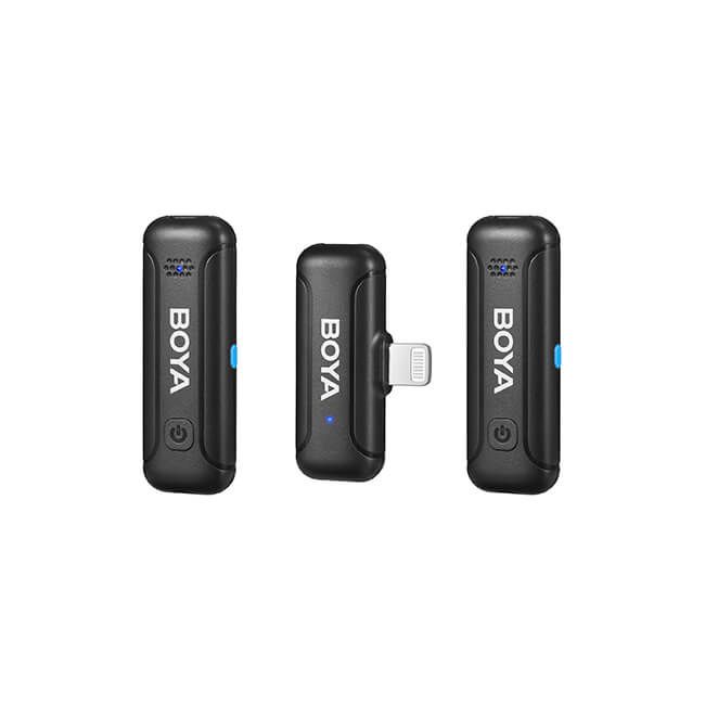 Boya Trådlös 2.4 GHz Mikrofon 2x BY-WM3T-D2 Lightning