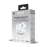 Mixx Trådlösa Open-Ear Hörlurar StreamBuds Switch Clips Vit