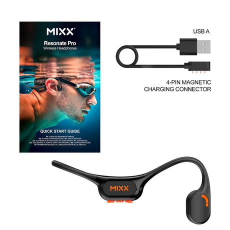 Mixx Trådlösa Hörlurar Benledande Resonate Pro Bone Conduction Svart
