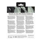 Mixx Trådlösa On-Ear Hörlurar StreamQ Go ANC Clear Grön