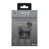 Mixx Trådlösa Hörlurar StreamBuds Switch Clear ANC Svart