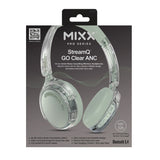 Mixx Trådlösa On-Ear Hörlurar StreamQ Go ANC Clear Grön