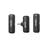 Boya Trådlös 2.4 GHz Mikrofon 2x BY-WM3T-M2 3.5 mm TRS