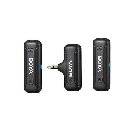Boya Trådlös 2.4 GHz Mikrofon 2x BY-WM3T-M2 3.5 mm TRS