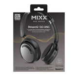 Mixx Trådlösa On-Ear Hörlurar StreamQ Go ANC Svart