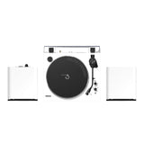 Mixx System 5 Vinylskivspelare Stereo med Högtalare Vit