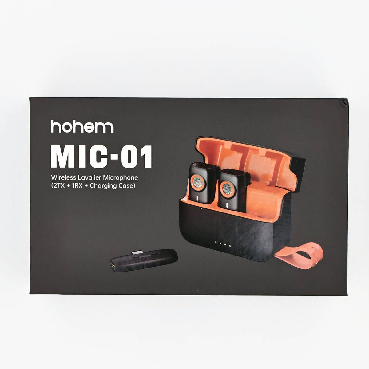 Hohem Mikrofon MIC-01 2TX 1RX med Laddfodral USB-C