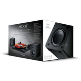 Mixx System 5 Vinylskivspelare Stereo med Högtalare Svart