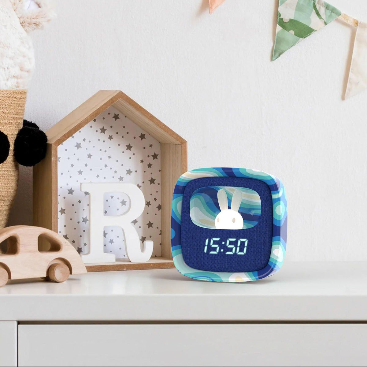 Mobility on Board Väckarklocka med Nattlampa Billy Clock Blue Wave