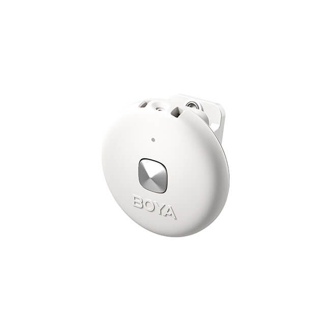 Boya Trådlös 2.4 GHz Mikrofon 2x Omic-D Lightning Vit