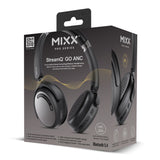 Mixx Trådlösa On-Ear Hörlurar StreamQ Go ANC Svart