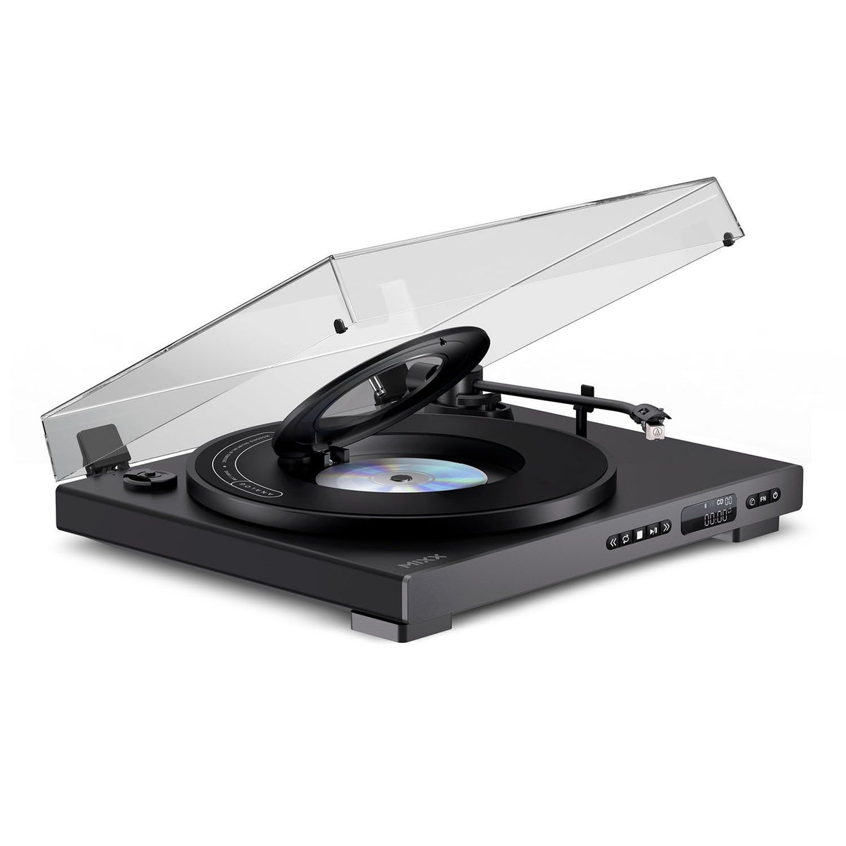 Mixx Analog Plus 2-in-1 Vinyl- och CD-Spelare Svart