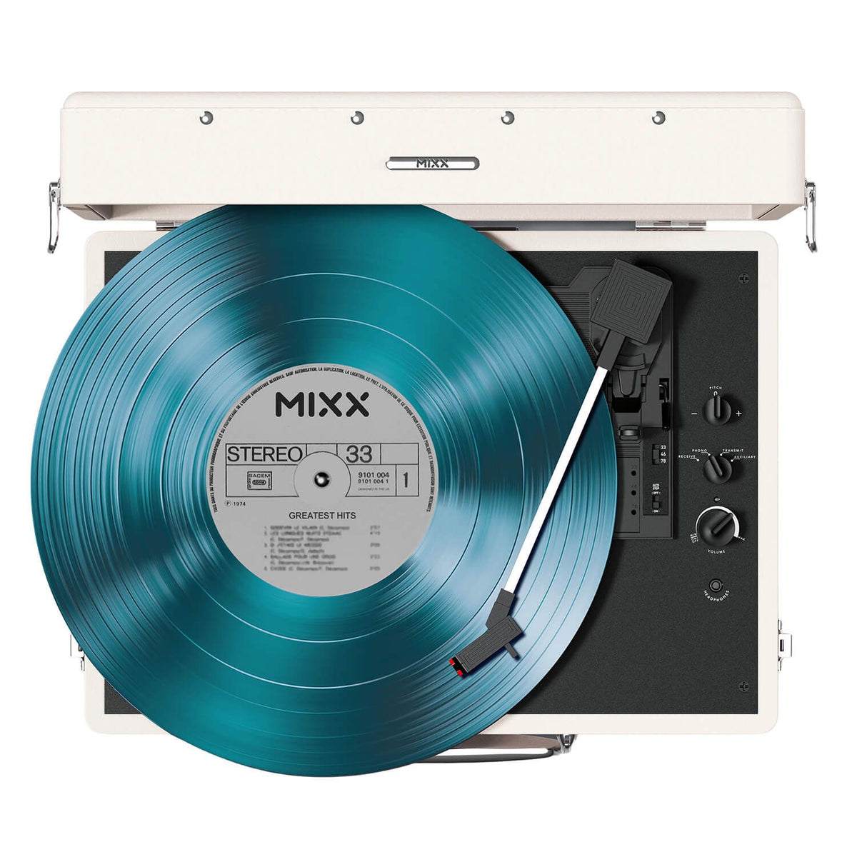 Mixx Revival 55 Vinylspelare Stereo Cream