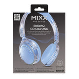 Mixx Trådlösa On-Ear Hörlurar StreamQ Go ANC Clear Blå