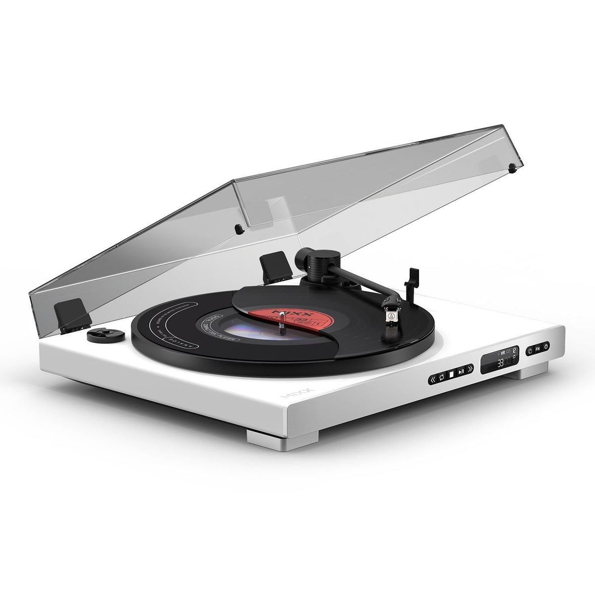Mixx Analog Plus 2-in-1 Vinyl- och CD-Spelare Vit