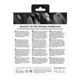 Mixx Trådlösa On-Ear Hörlurar StreamQ Go ANC Svart
