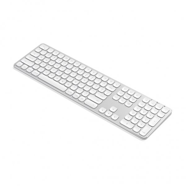 Satechi Trådlöst tangentbord för upp till 3 enheter Nordisk Layout Silver