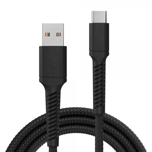 X2O USB-A till USB-C Kabel Longlife 60W 3m Svart