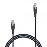 Gear USB-C till USB-C Kabel Kevlar 1.5 meter Svart