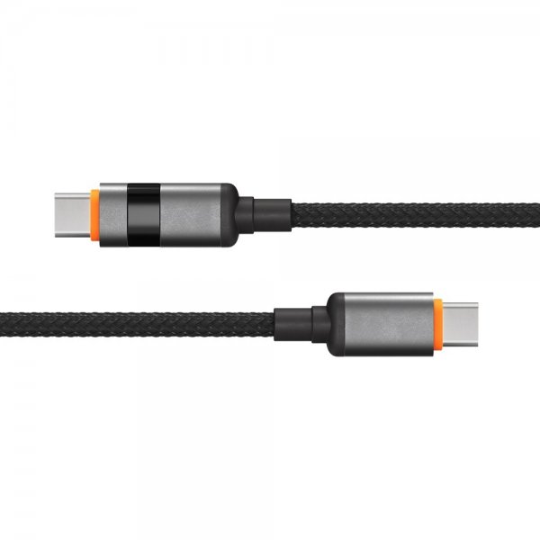 X2O USB-C till USB-C Kabel Longlife LED-display 100W 1.5m Svart