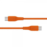 X2O USB-C till USB-C Kabel Superflex 60W 1.5m Orange