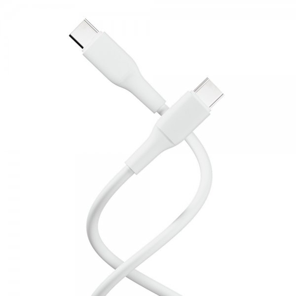 X2O USB-C till USB-C Kabel Superflex 60W 1.5m Vit