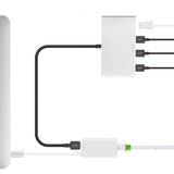 Moshi USB-C till Gigabit Ethernet-adapter Vit