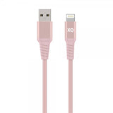 Xqisit USB till Lightning Kabel Flätad Extra Stark 2 m Roseguld