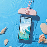 Vattentålig Pouch IPX8 Teddybjörn Lila
