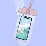 Vattentålig Pouch IPX8 Teddybjörn Rosa
