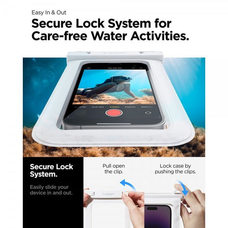 Spigen Vattentåligt Fodral Aqua Shield Vit