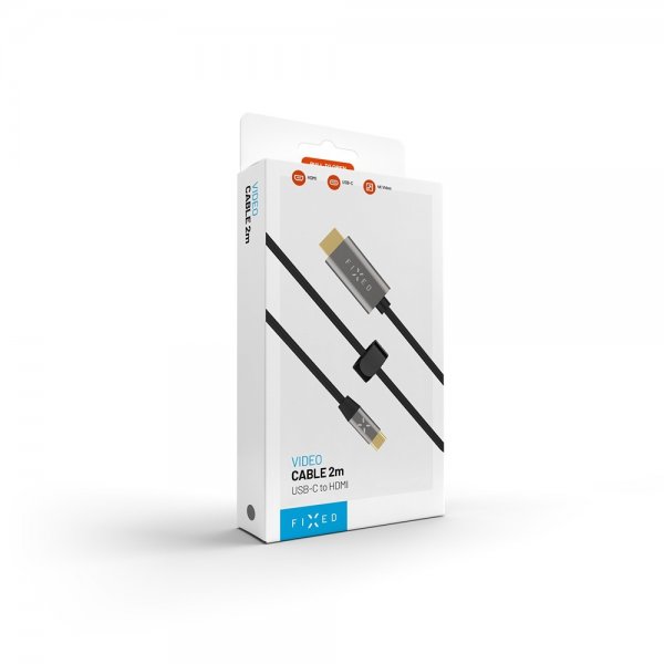 Fixed Videokabel USB-C till HDMI 4K/60Hz 2m