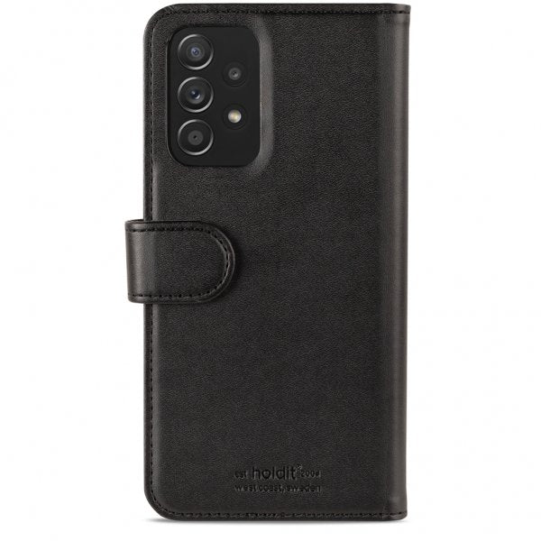 holdit Samsung Galaxy A33 5G Fodral Wallet Case Magnet Svart