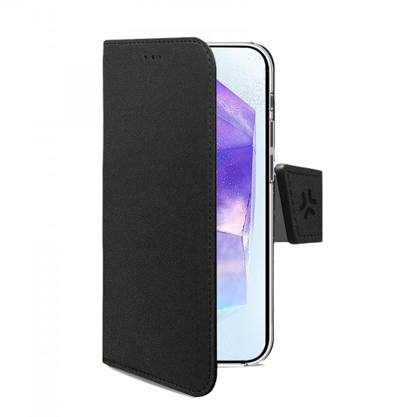 Celly Samsung Galaxy A56 Fodral Wally Wallet Case Svart