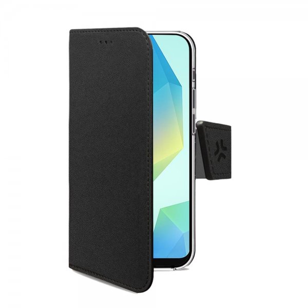 Celly Samsung Galaxy A17 Fodral Wally Wallet Case Svart