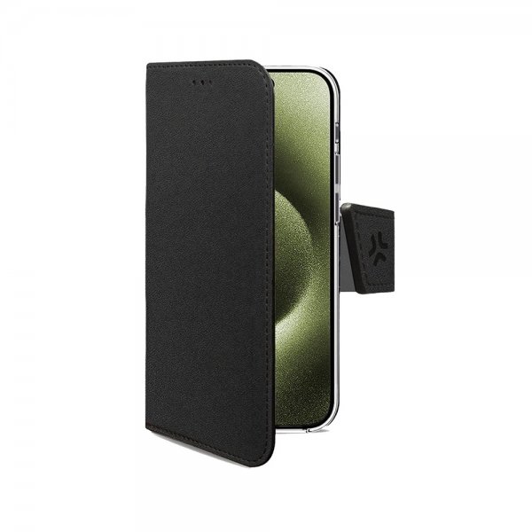 Celly iPhone 17 Fodral Wally Wallet Case Svart