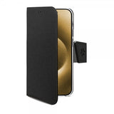Celly iPhone 17 Pro Max Fodral Wally Wallet Case Svart