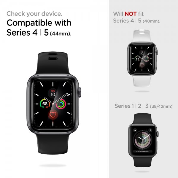 Spigen Apple Watch 44mm Skärmskydd ProFlex EZ Fit 2-pack