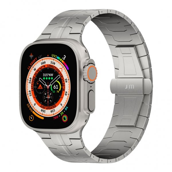 Just Mobile Apple Watch Ultra 49mm Armband Titanium