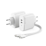 ALOGIC Rapid Power 2-ports (45+18W) GaN laddare ink. 2m USB-C laddkabel