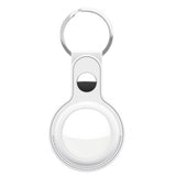 KeyBudz AirTag Hållare Läder 2-pack Vit