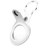 KeyBudz AirTag Hållare Läder Vit