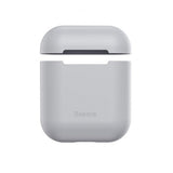 Baseus AirPods 1/2 Skal Silikon Grå