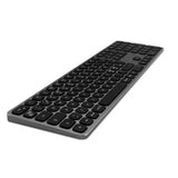 Satechi Trådlöst tangentbord för upp till 3 enheter Nordisk Layout Space Gray