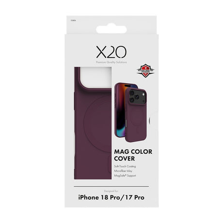 X2O iPhone 17 Pro/iPhone 18 Pro Skal Mag Color Lila