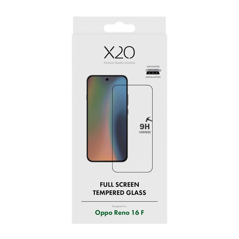 X2O Oppo Reno16 F Skärmskydd Premium Full Screen