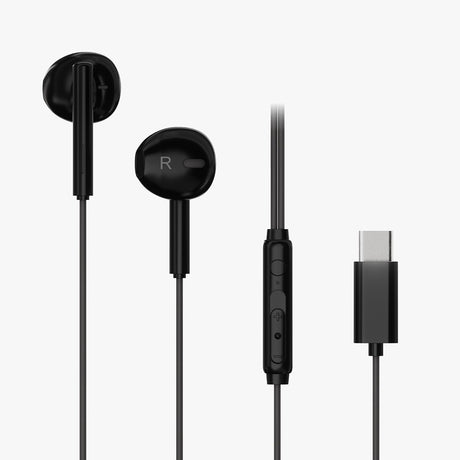 X2O Trådade Hörlurar USB-C Capsule 1.2m Svart