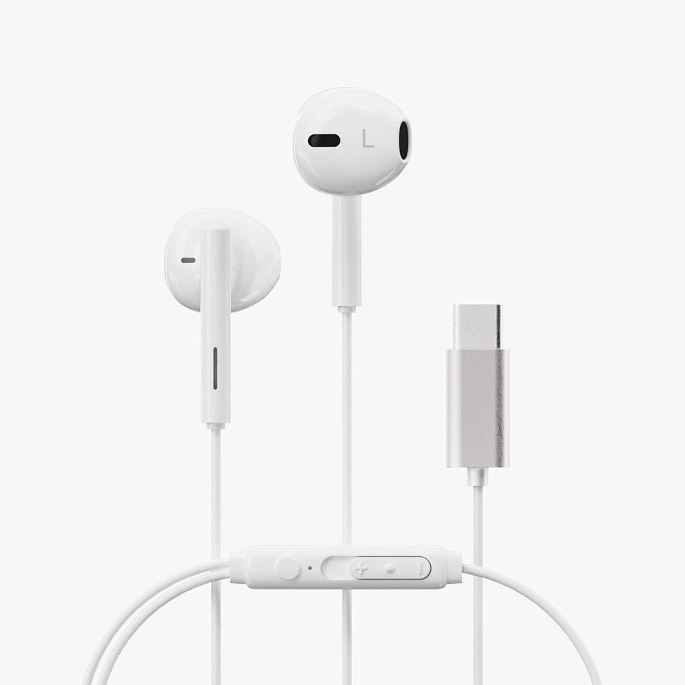 X2O Trådade Hörlurar USB-C Capsule 1.2m Vit
